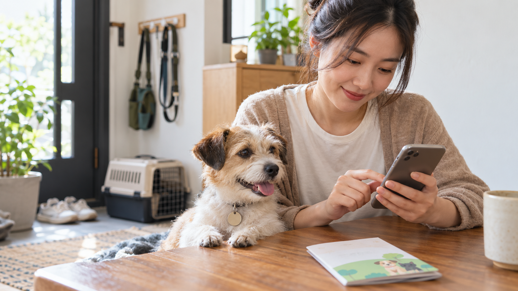 飼主核對寵物登記與聯絡資料,守護毛孩安全