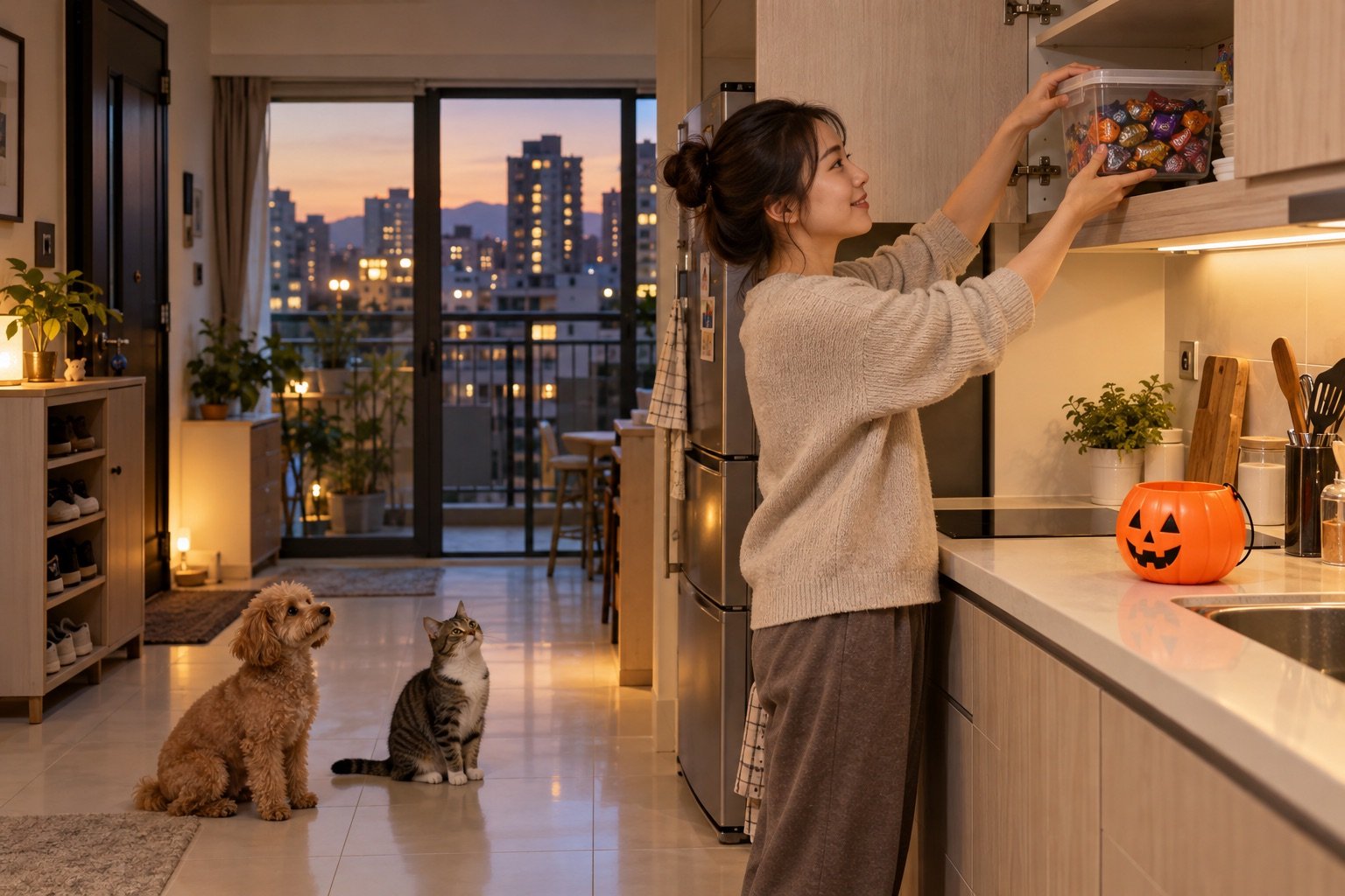 萬聖節討糖，別讓毛孩也吃一口：人用糖果與寵物零食怎麼分開放？ - 伴獸知識家