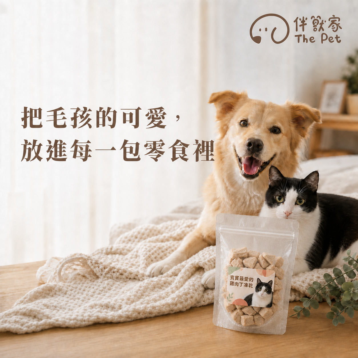 客製寵物零食包｜毛孩照片包裝｜10包起｜伴獸家 - 客製服務